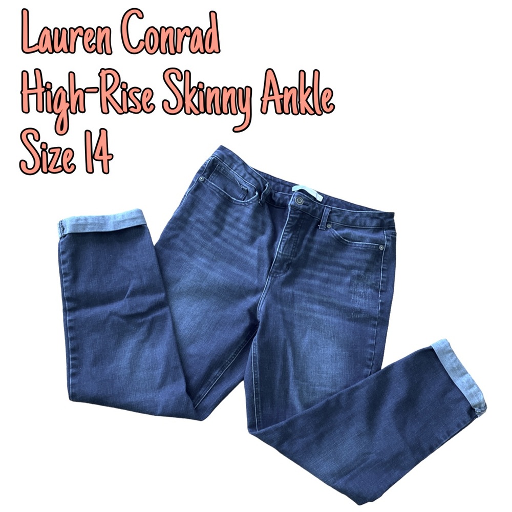 Lauren Conrad High Rise Skinny Ankle Size 14